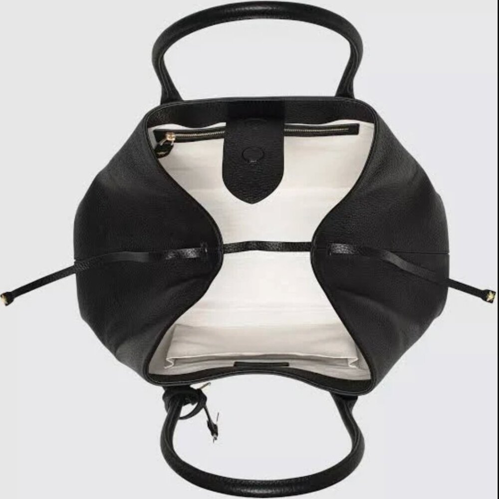 Aspinal Large Paris Black Pebble Bag, NWT - Picture 16 of 16
